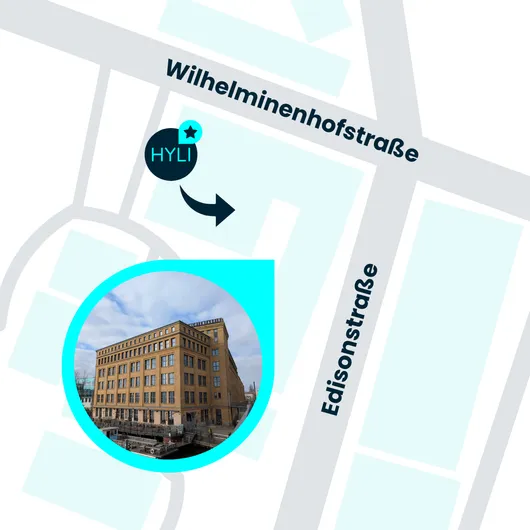 Standort in Berlin - Leuchtenfabrik Aufgang A 